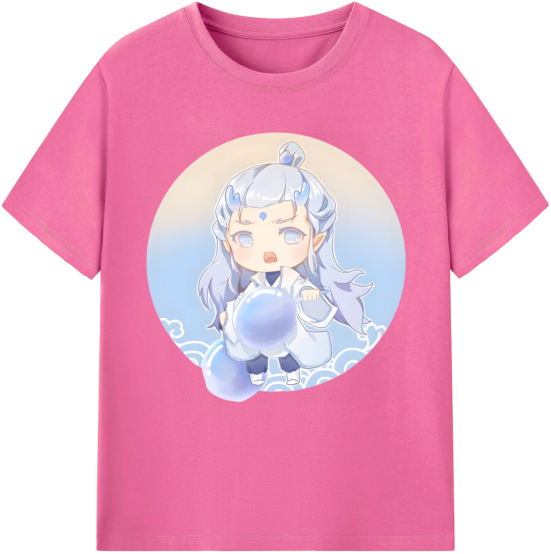 （画像用） Ne Zha 2 ナタ 魔童の大暴れ レディースカジュアルプリントTシャツ（綿100％）